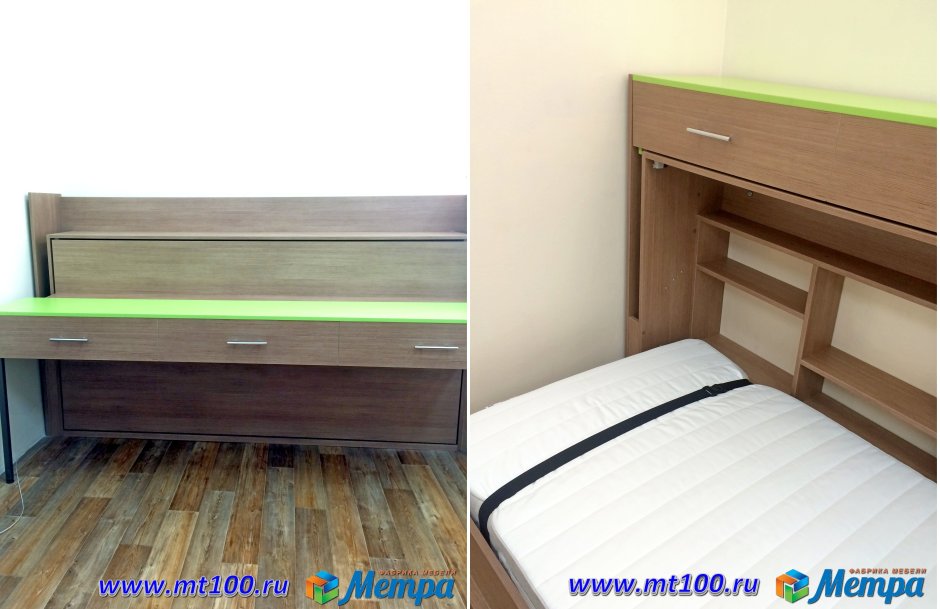 Кровать трансформер горизонтальная 110 1900