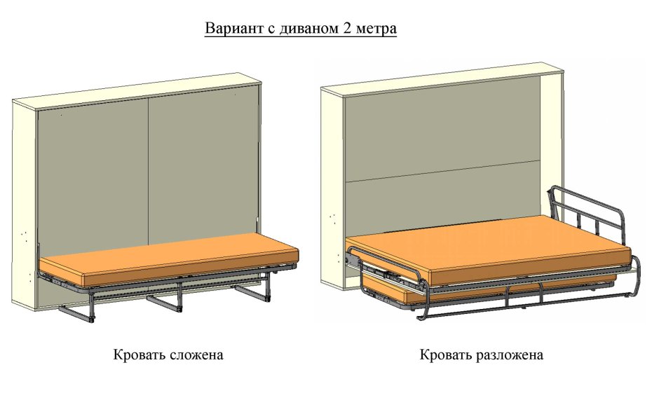 Механизм шкаф диван кровать рф206