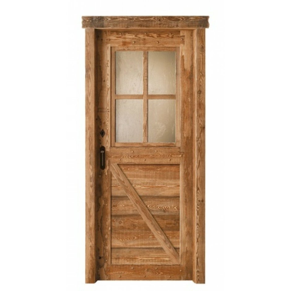 Декор прихожей в деревянном доме