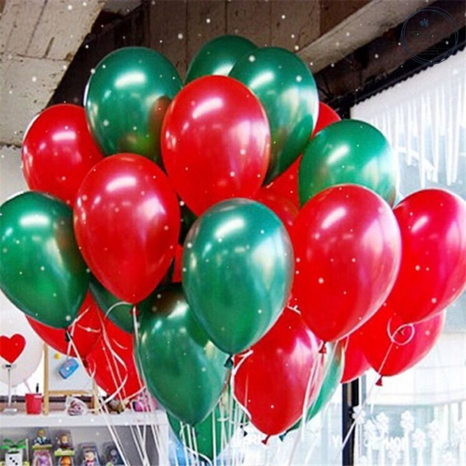 Красно зеленые шары