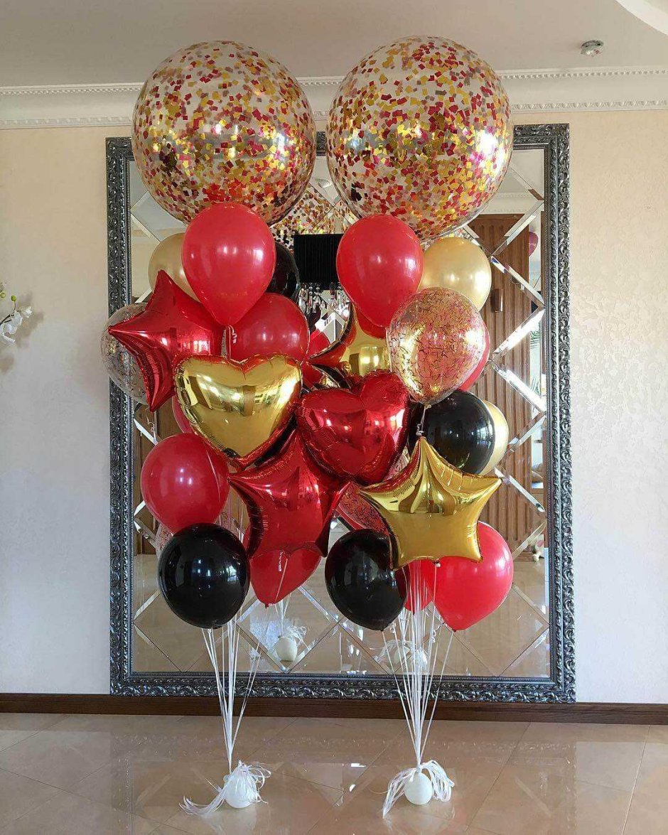 Стильные композиции из шаров