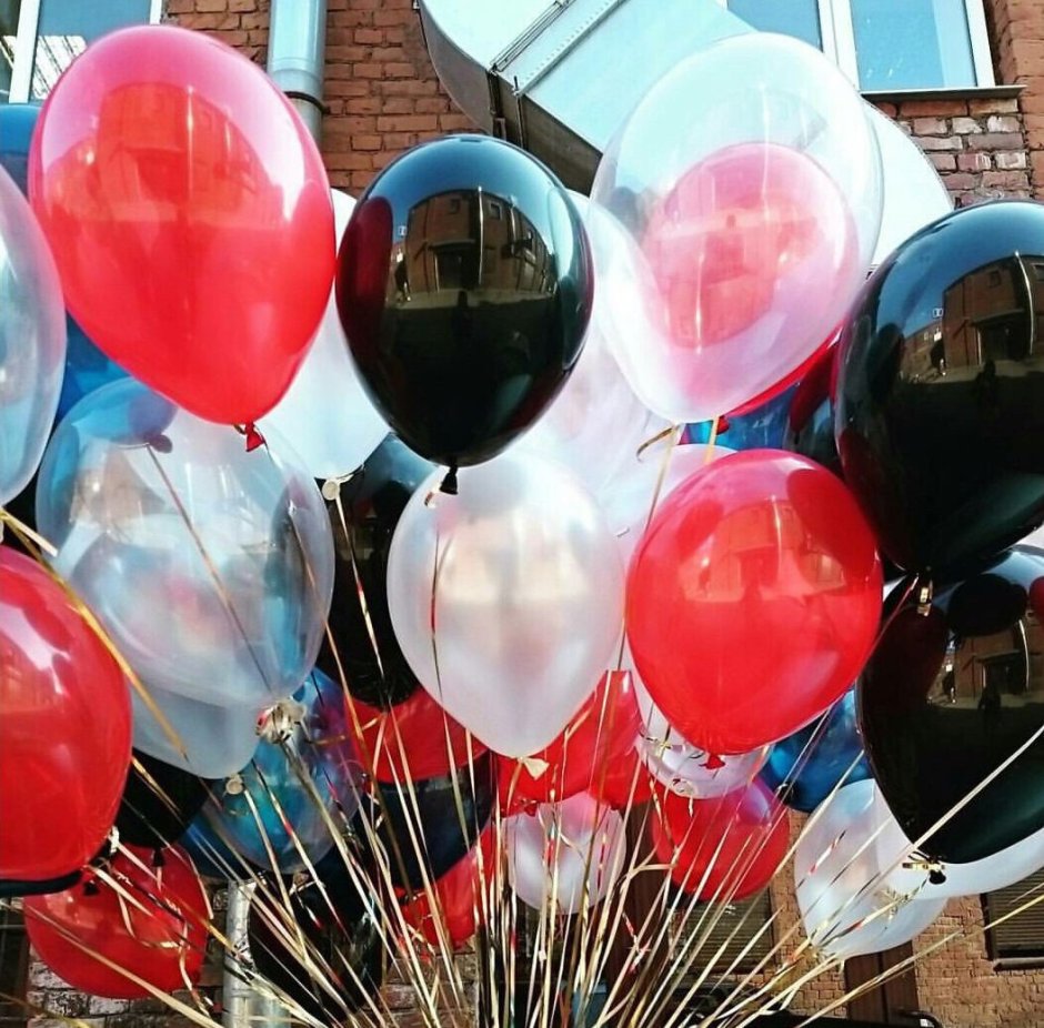 Сочетание цветов в шарах