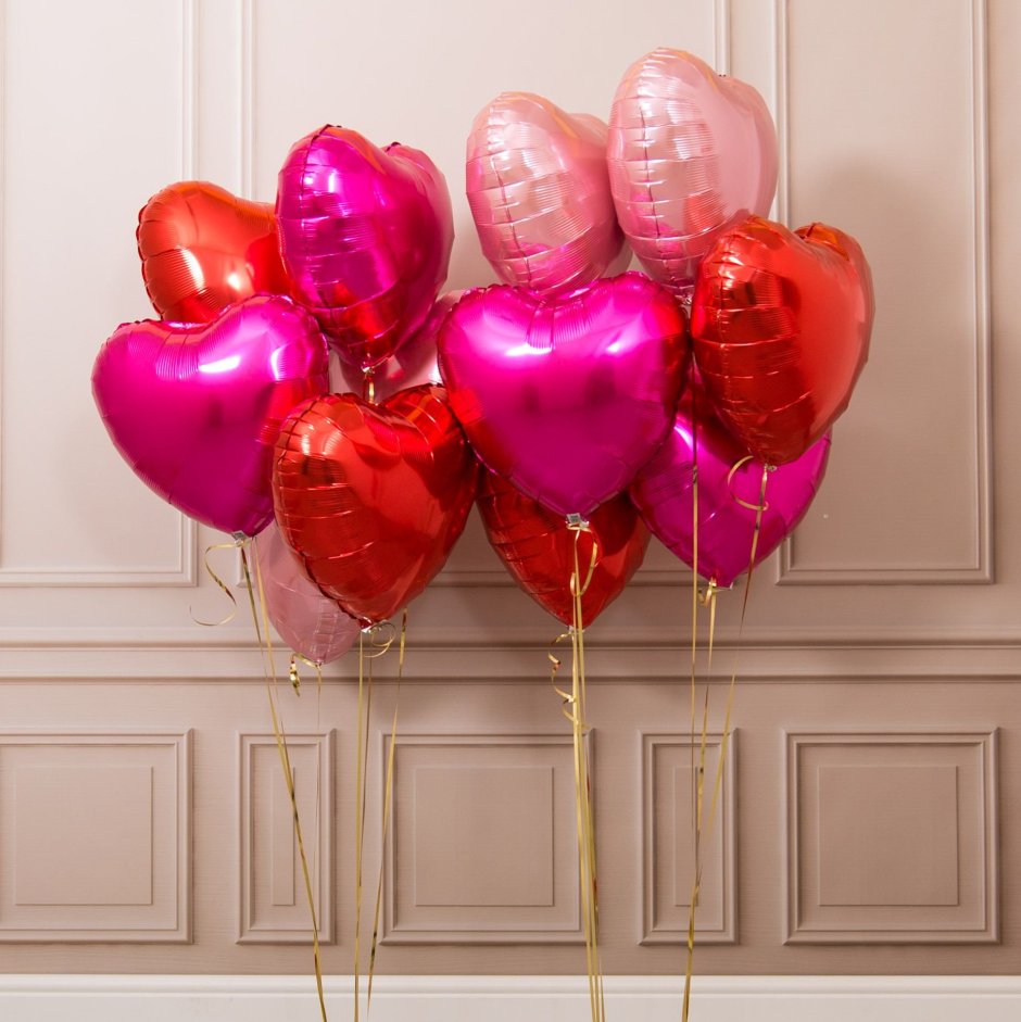 Шары на день влюбленных