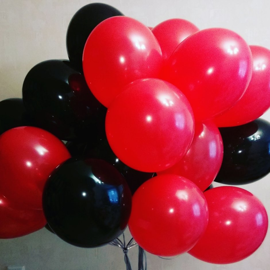 Красно черные шары