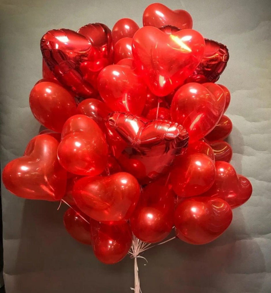 Воздушные шары на 14 февраля