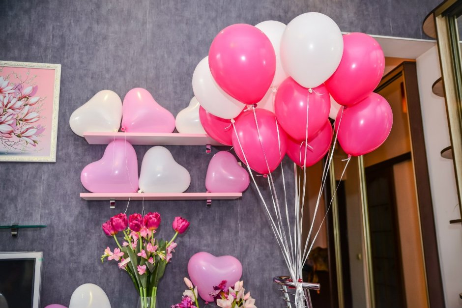 Стильные воздушные шарики