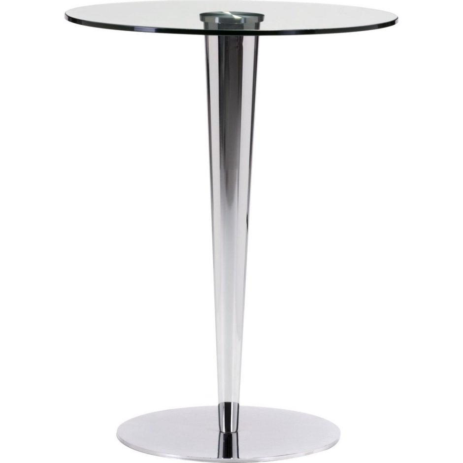 Стол барный 100х60 хром стекло