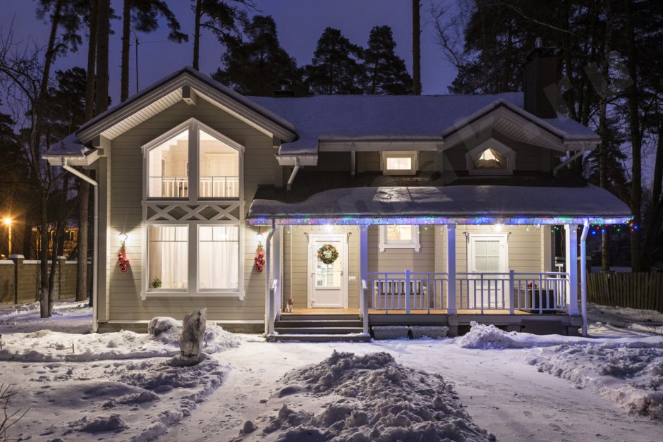 Дом из клееного бруса тамак