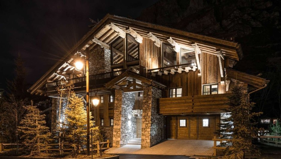 Деревянный коттедж