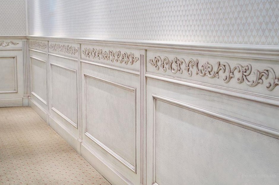 Wainscoting панели в интерьере