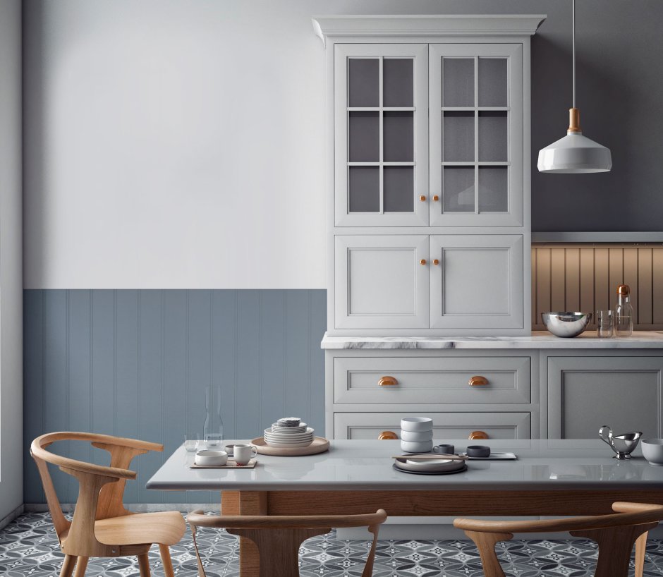 МДФ панели стильный дом Вайнскот