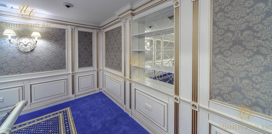 Деревянные панели на низ стены