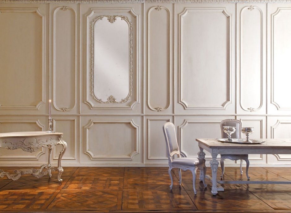 Вайнскот в интерьере