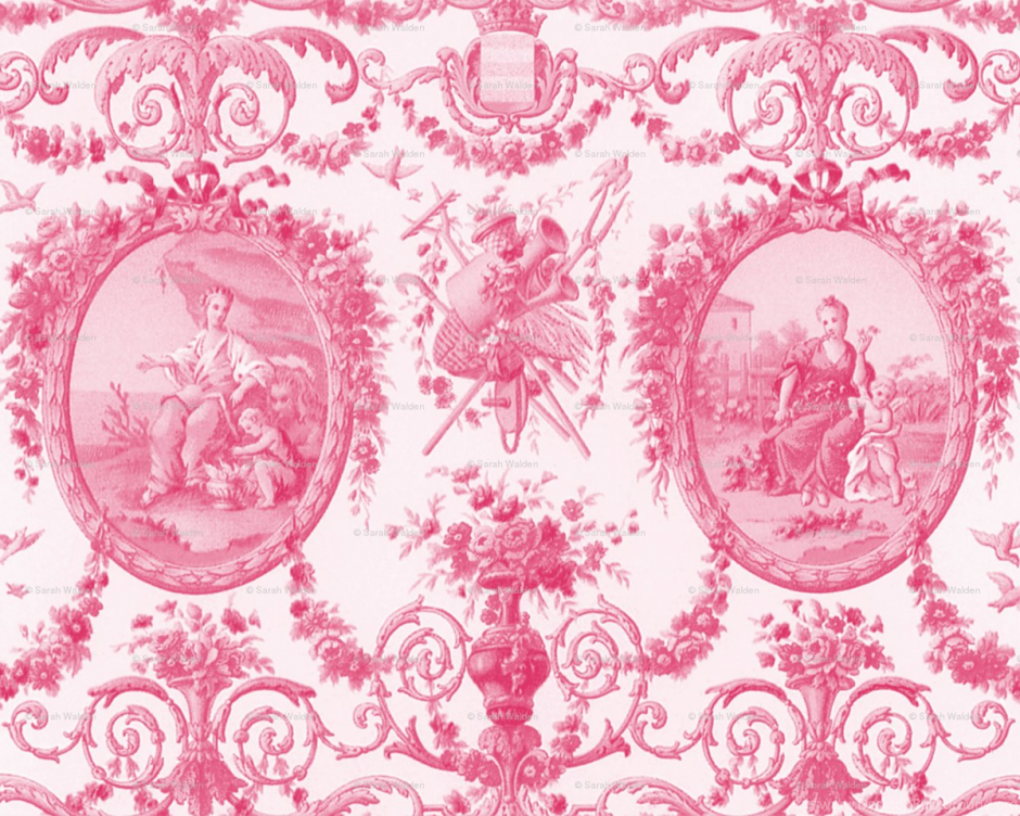 Фон в стиле рококо