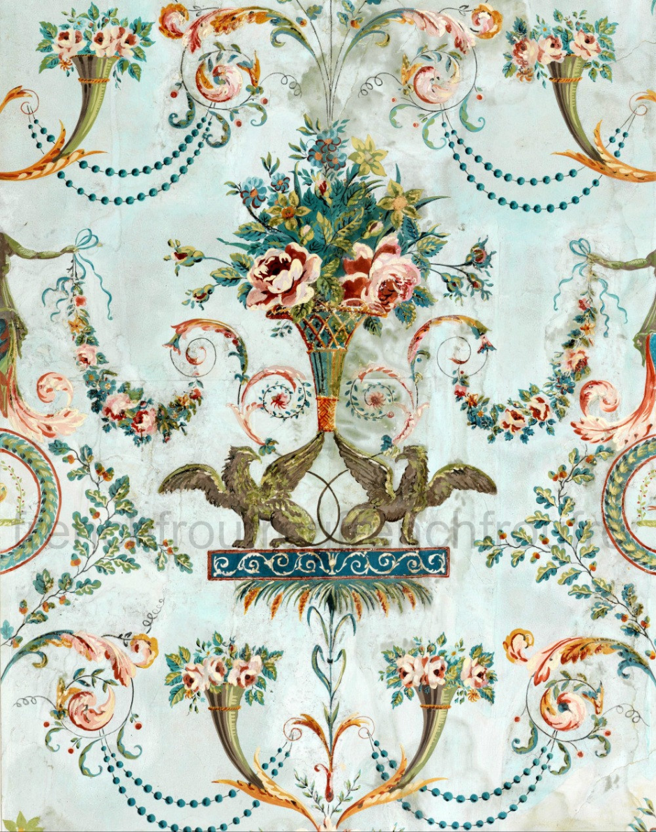 Орнамент рококо альфрейка