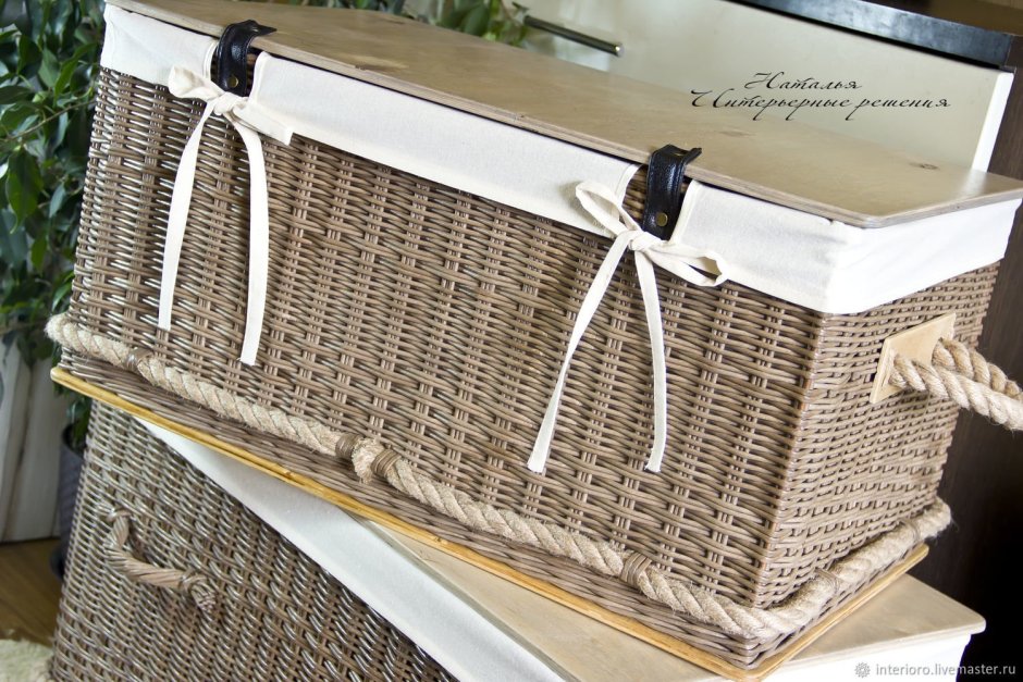 Вязание корзинок