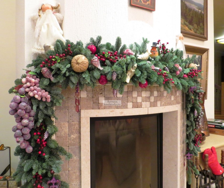 Украшение елки в европейском стиле