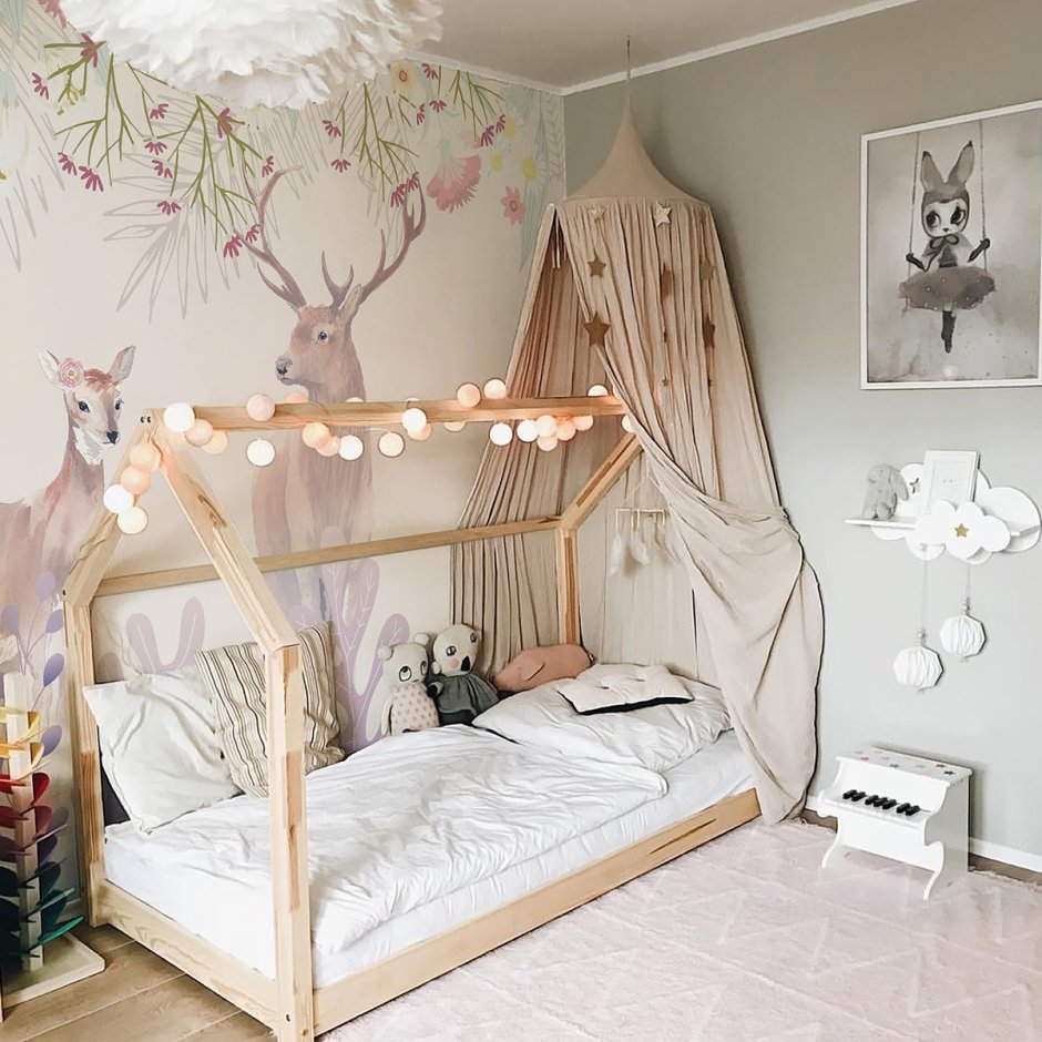 Детская в стиле бохо Сканди