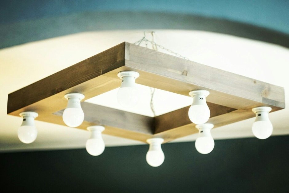 Самодельный потолочный светильник