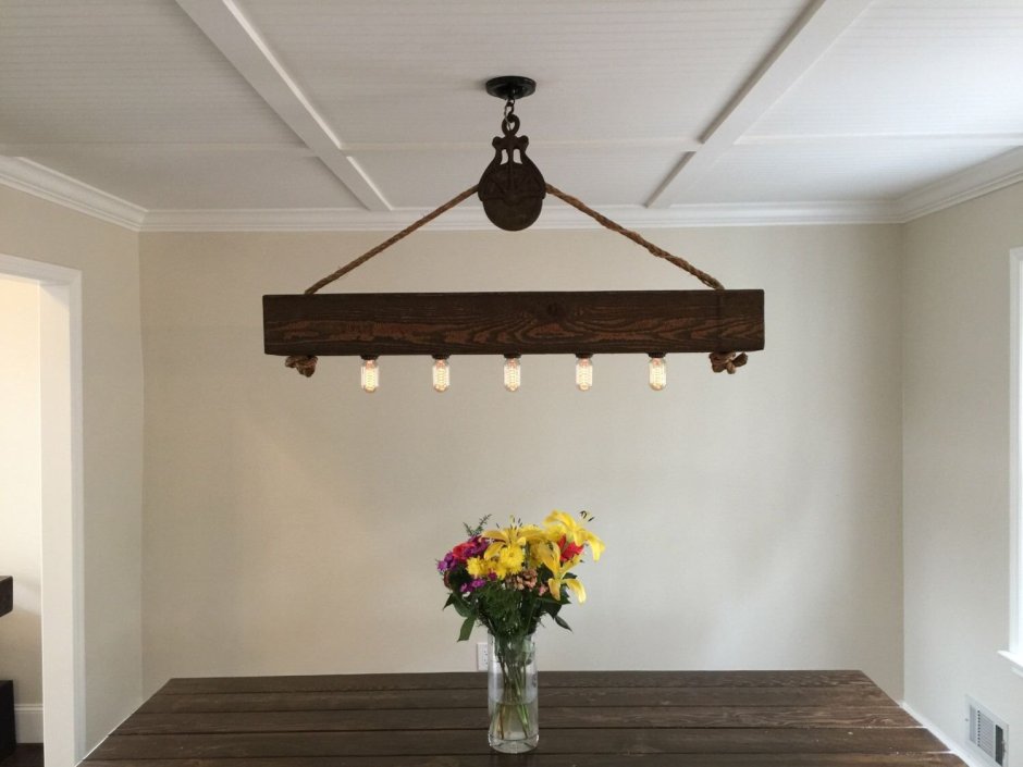Светильники на деревянные балки