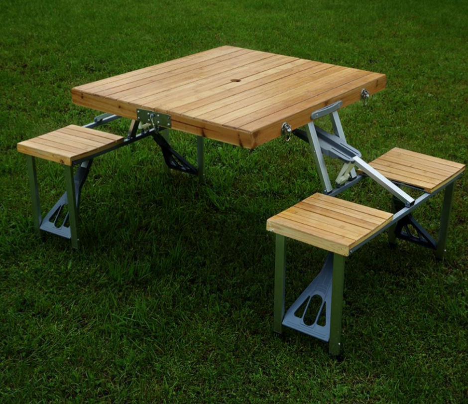 Wooden Outdoor Folding Picnic Table