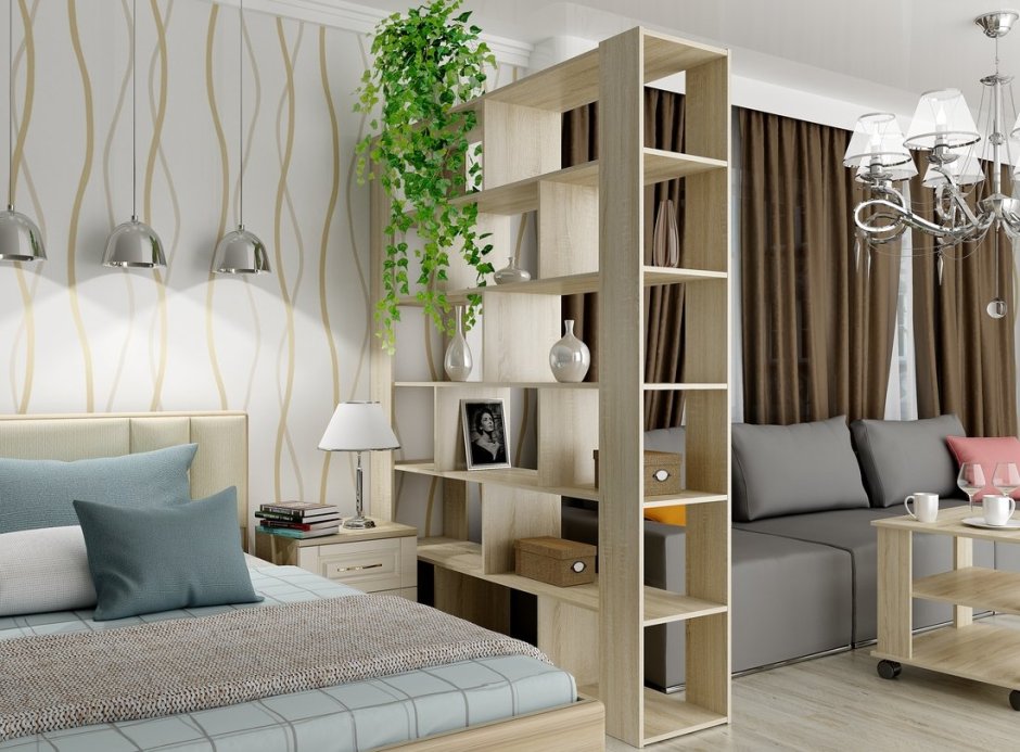 Стеллаж перегородка видетскую