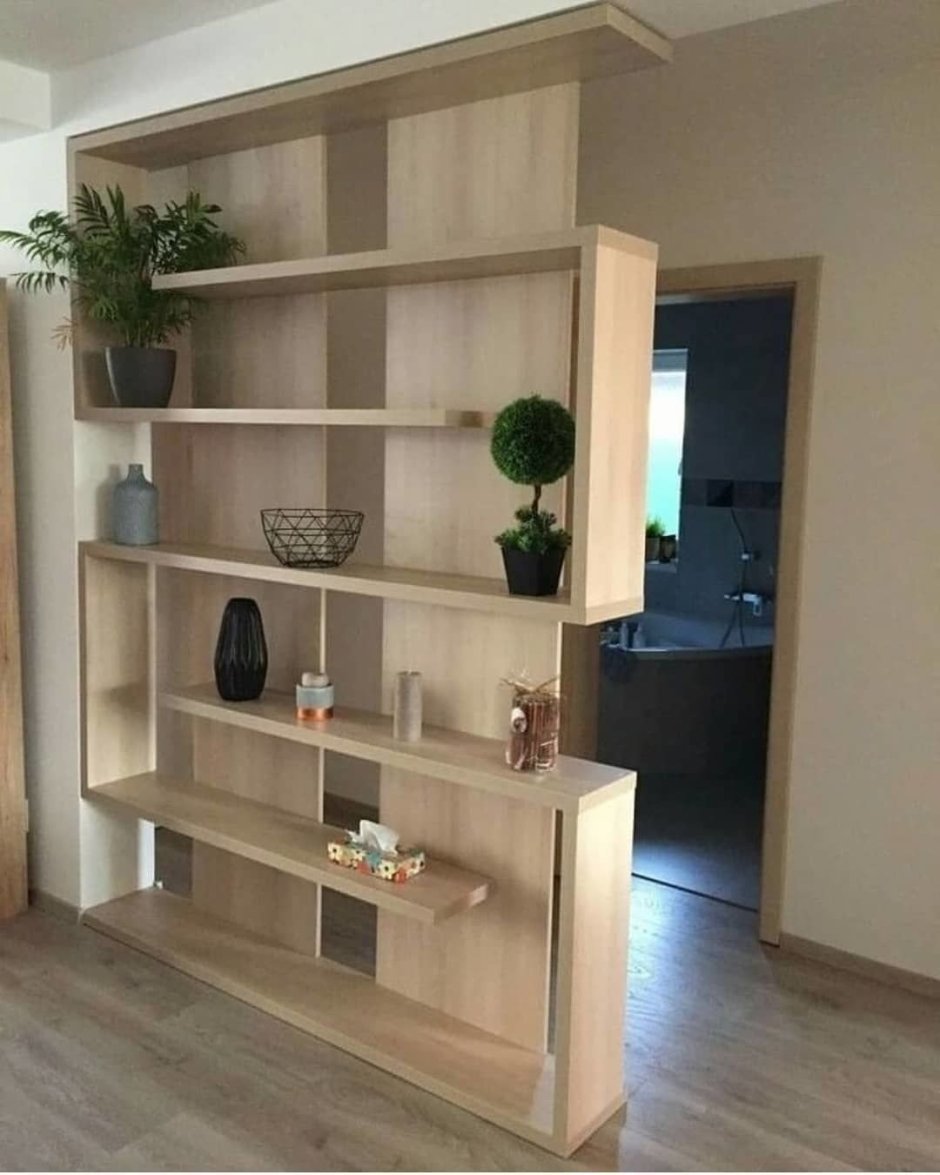 Стенка для зонирования комнаты