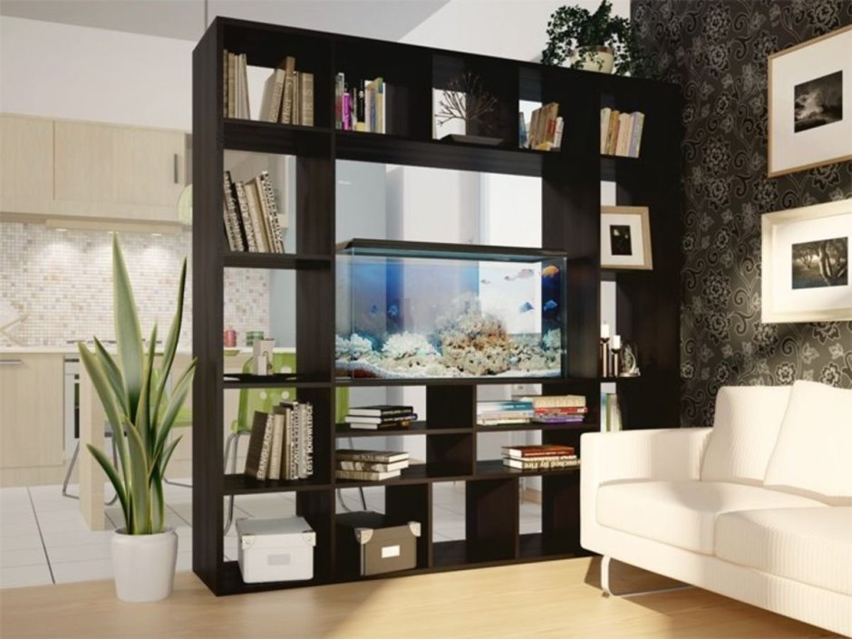 Стеллаж икеа каллакс зонирование