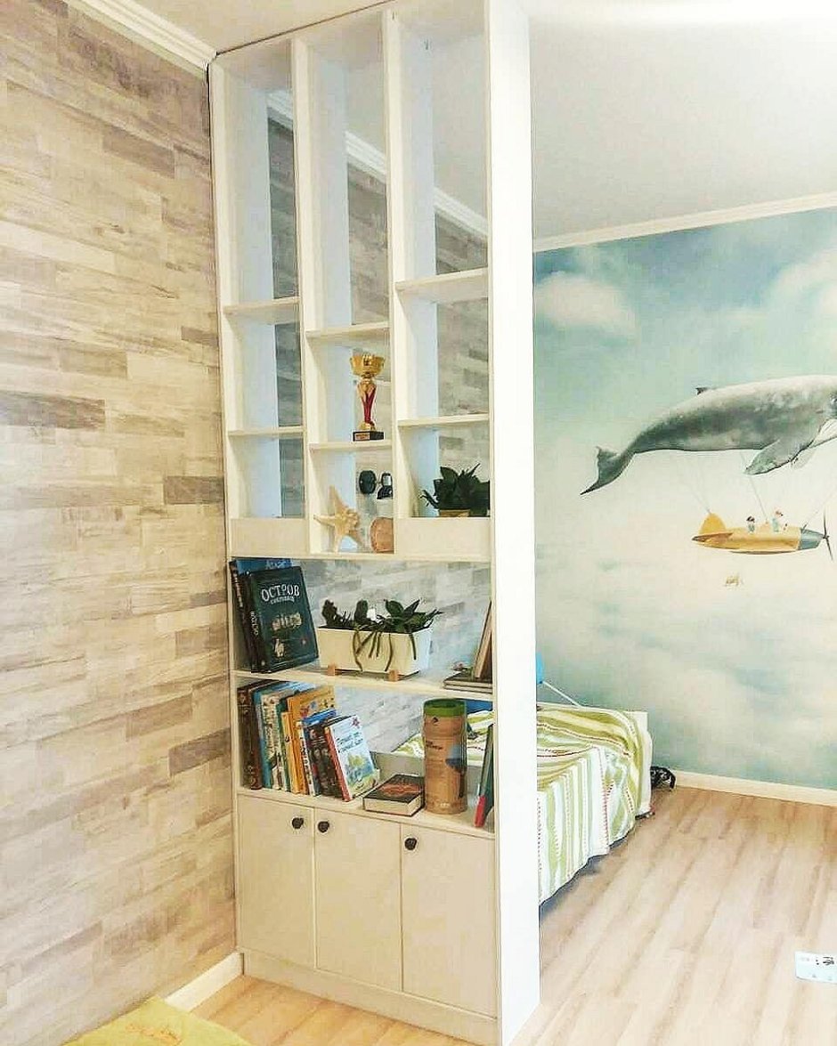 Шкафы которые разделяют комнату