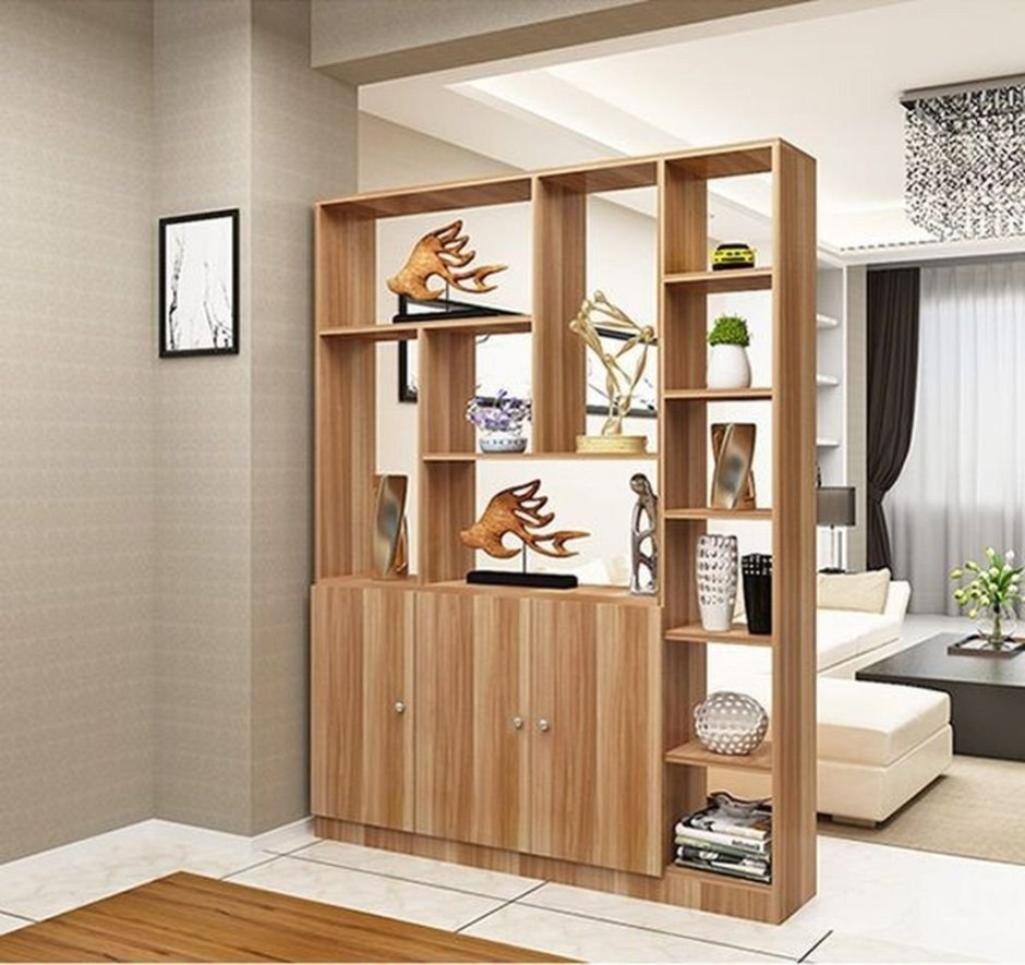 Стеллаж в интерьере