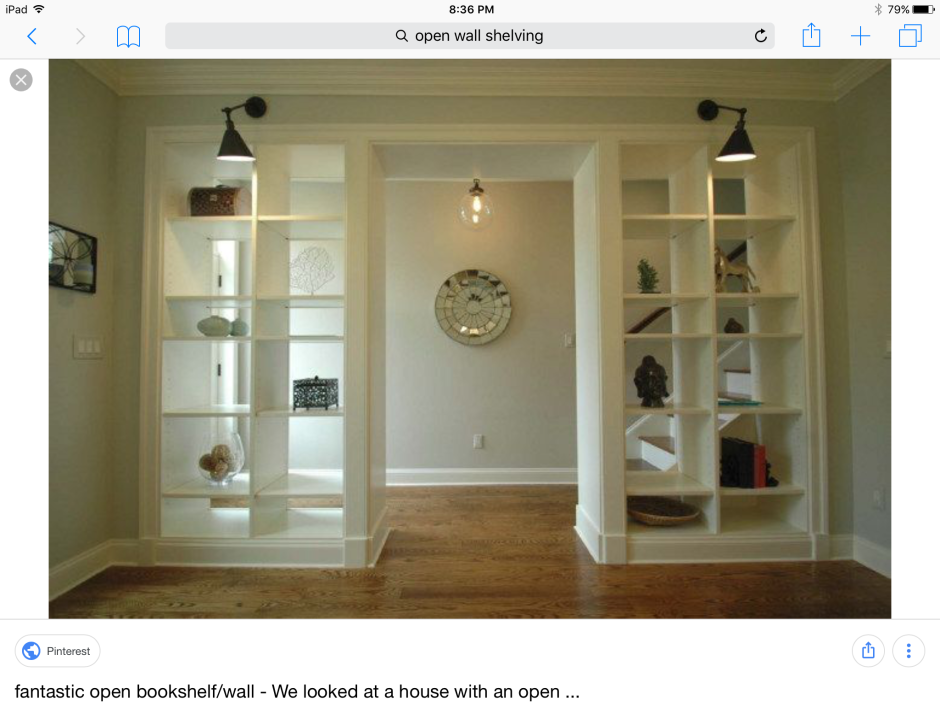 Шкаф-перегородка для зонирования комнаты