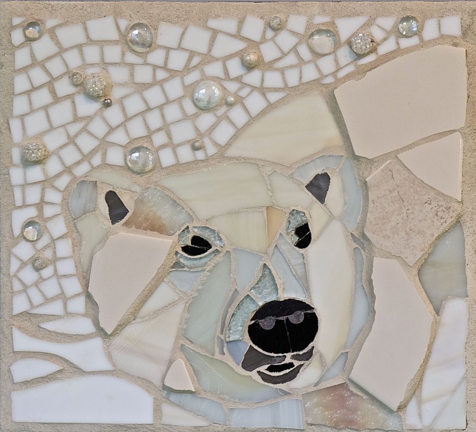 Медведь мозаика