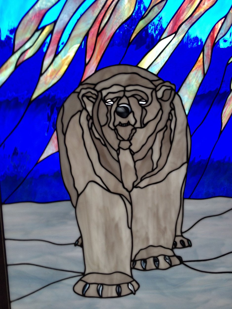 Витражи Медвежонок