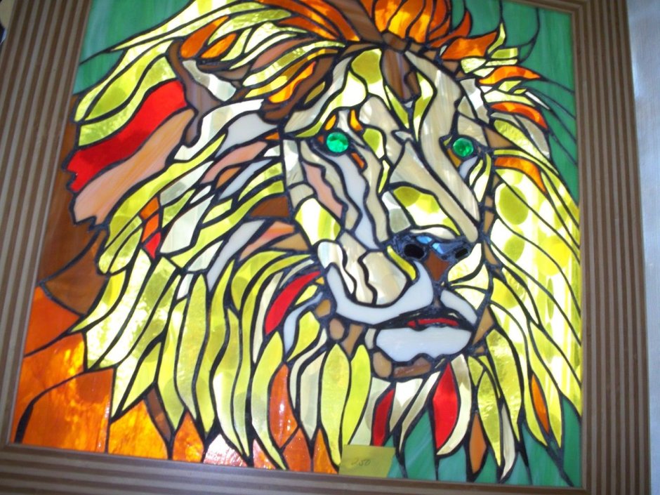 Витраж красками на бумаге