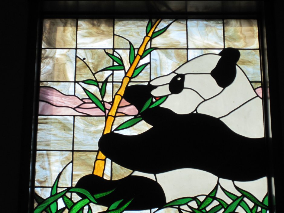 Витраж животные