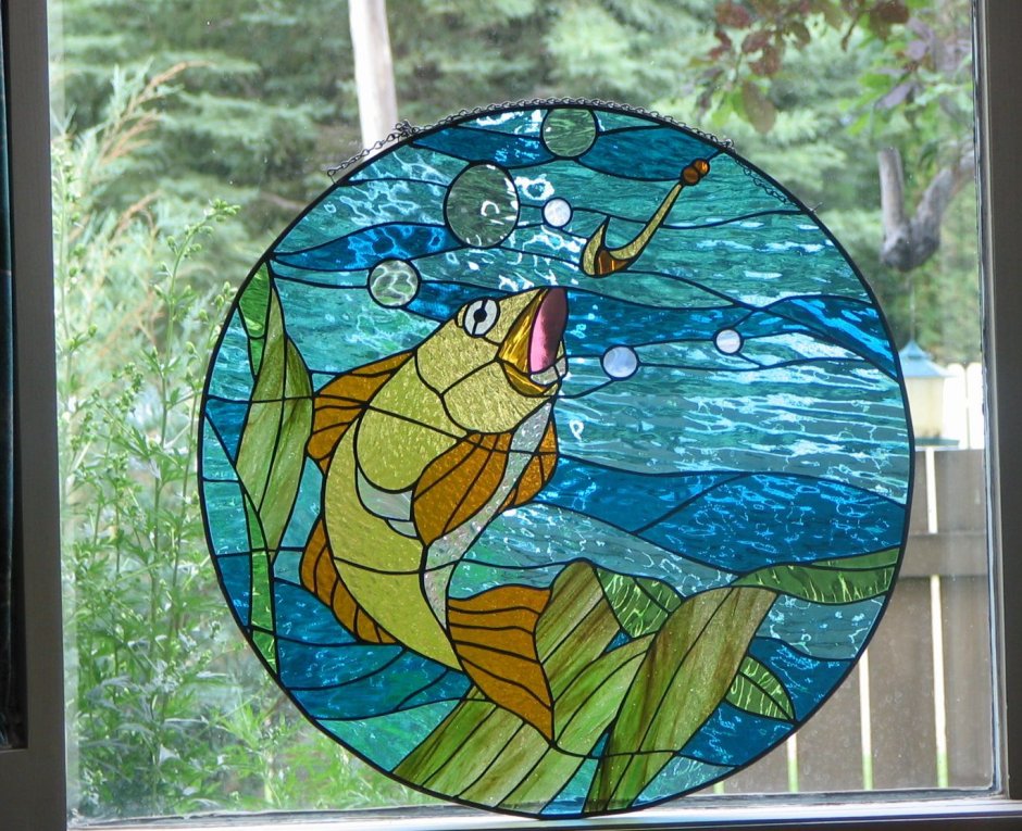 Витраж аквариум