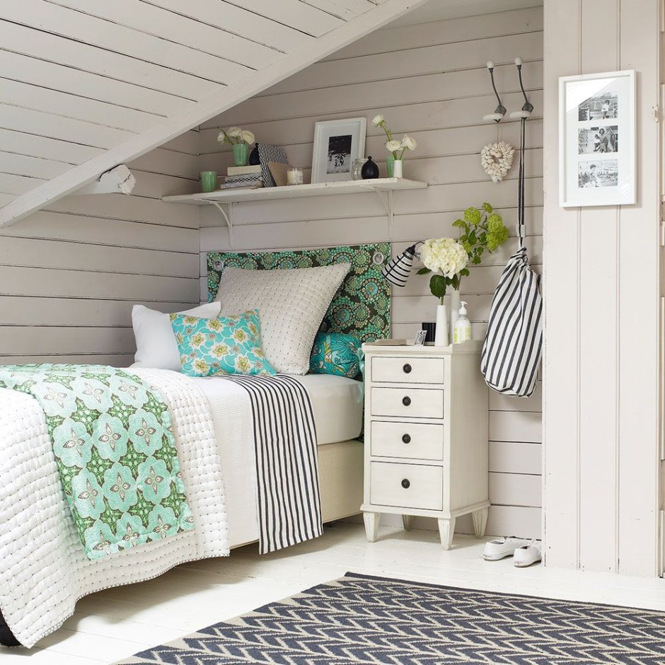 Спальня на даче в скандинавском стиле