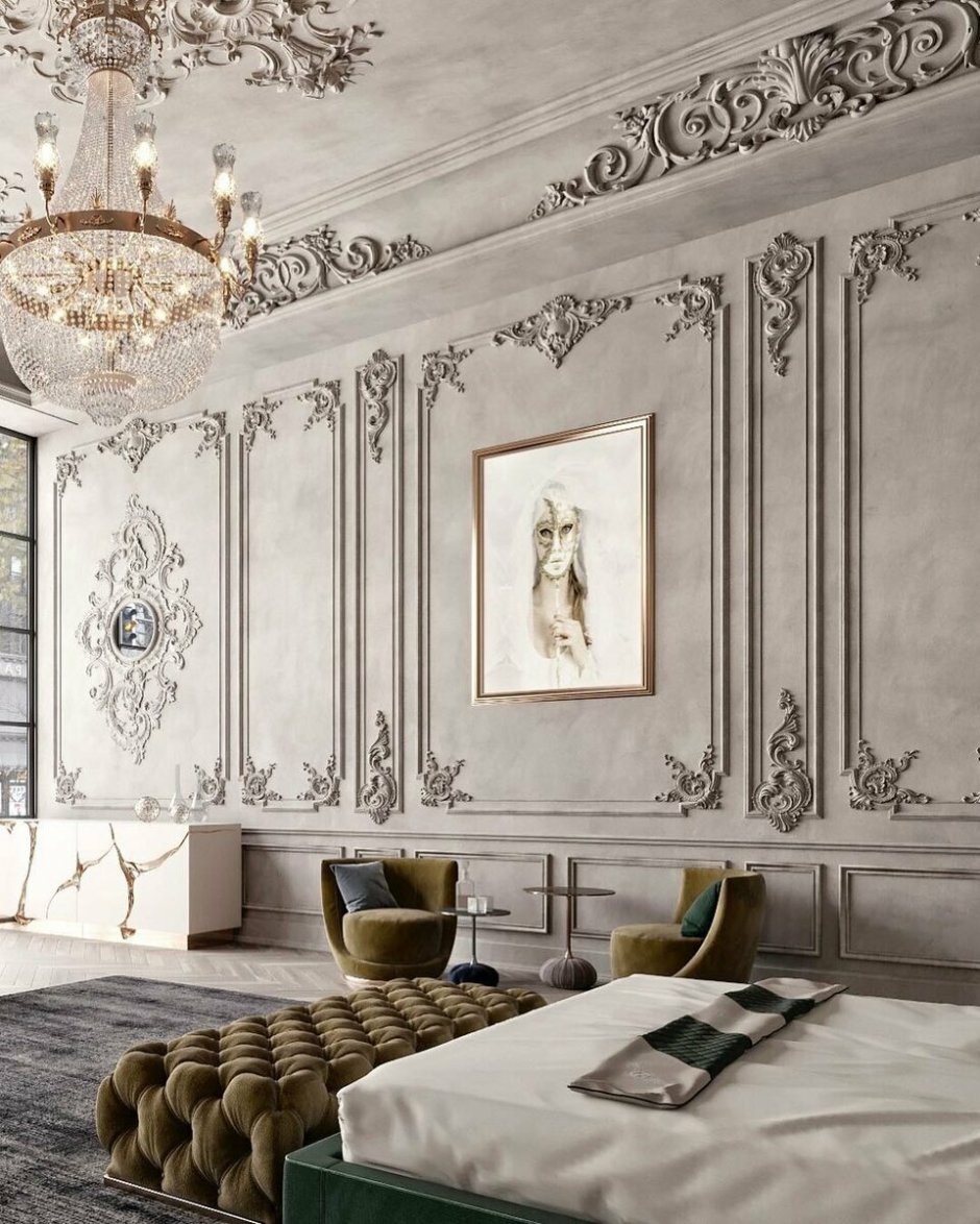 Барельеф в интерьере