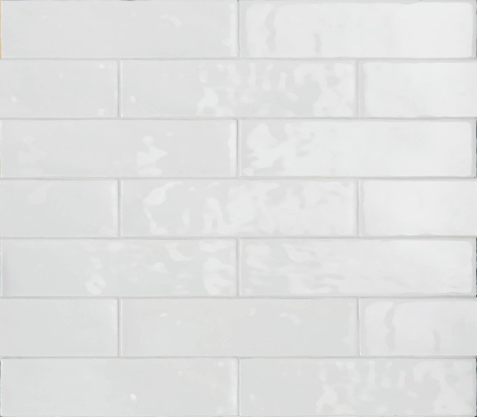 Плитка Brick Glossy White 10x30