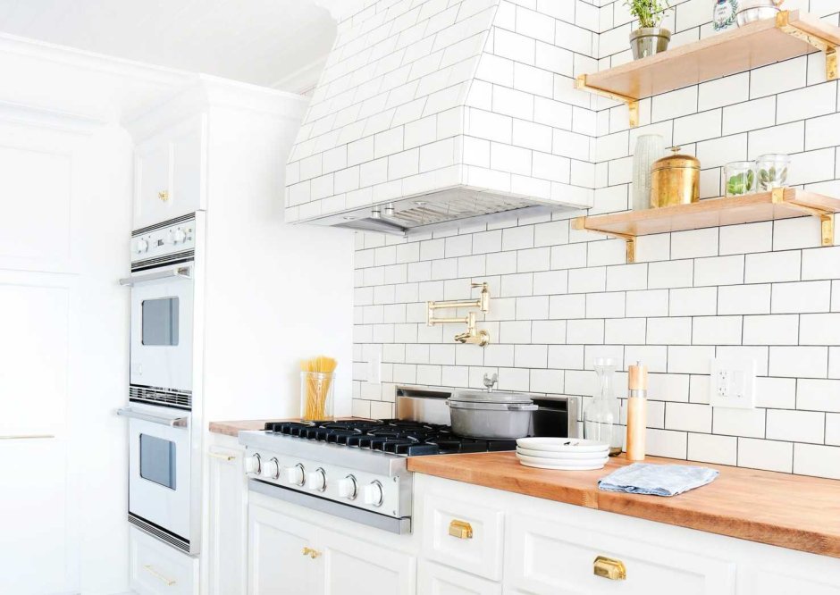 Плитка под кирпич для кухни