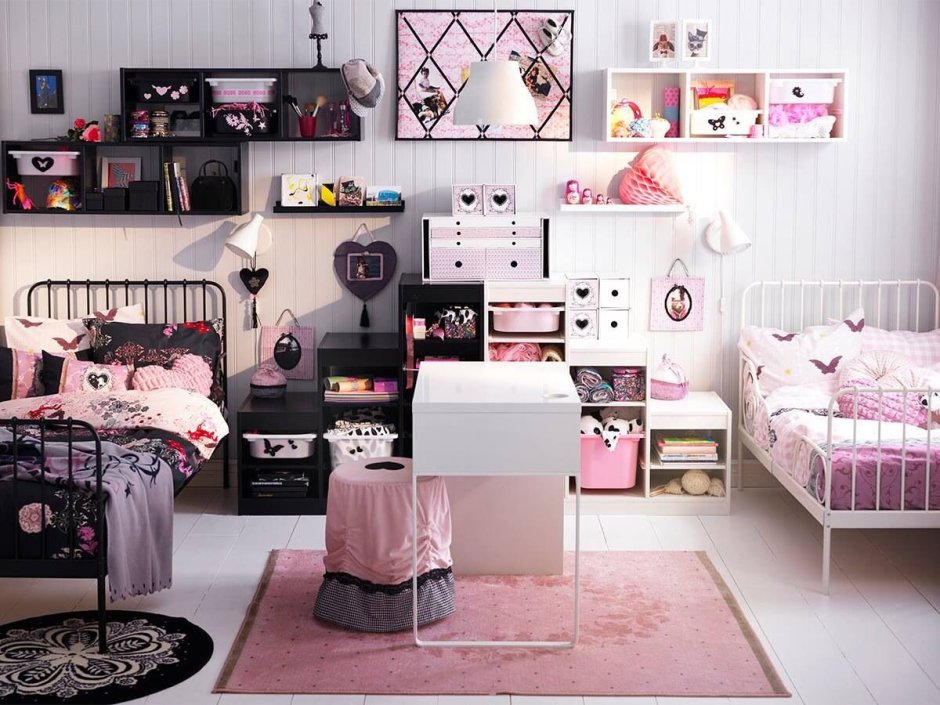 Детская комната для девочки икеа
