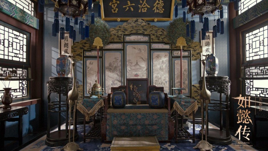 Стиль династии Цинь ширмы