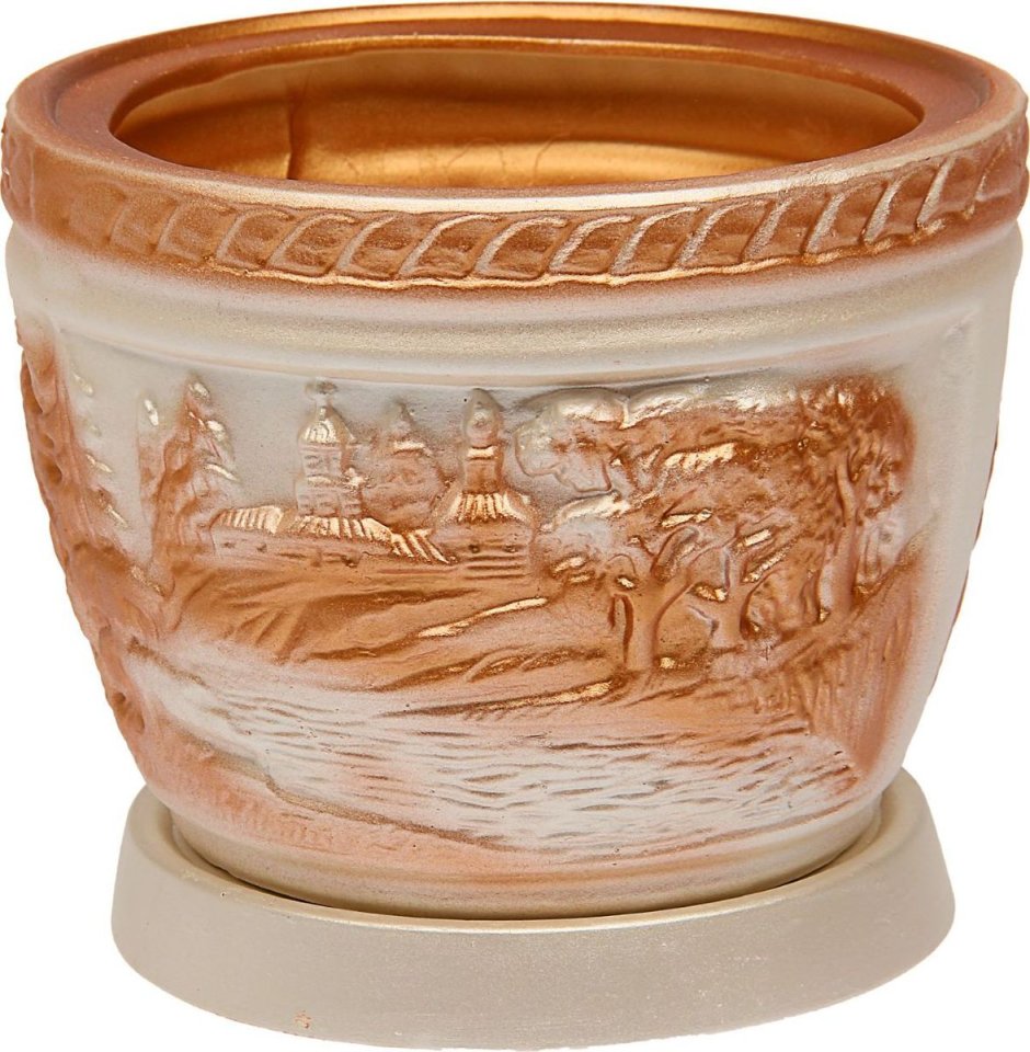 Кашпо "Аква" белое 8 л