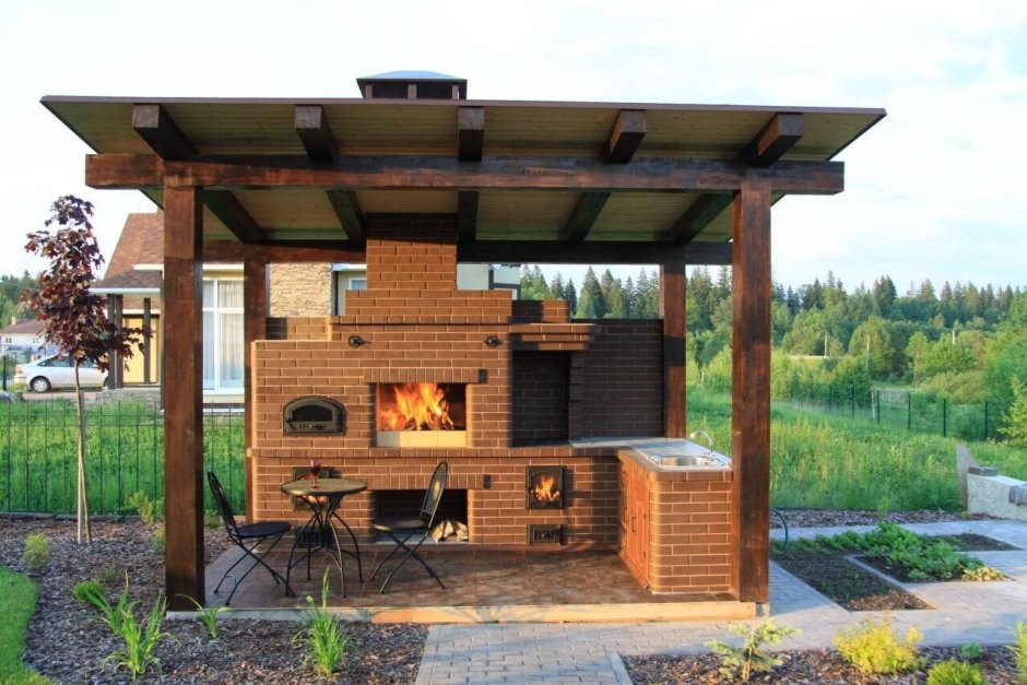 Барбекю в современном стиле