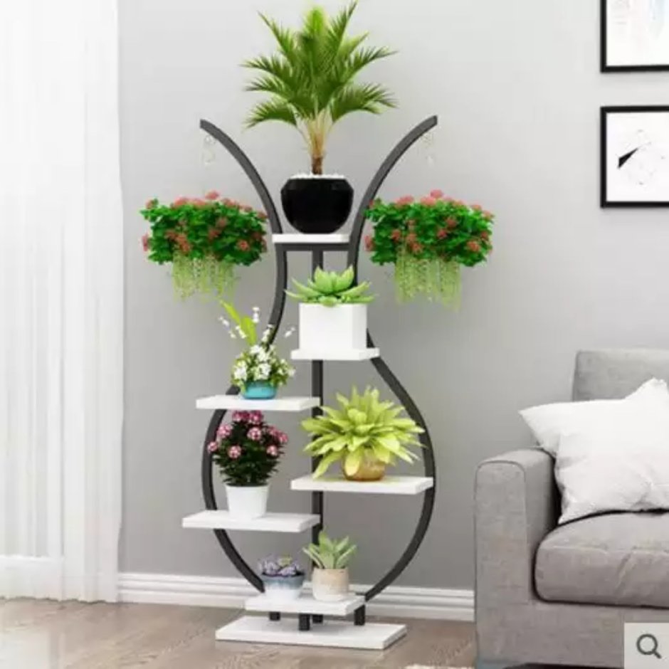 Деревянная подставка для цветов