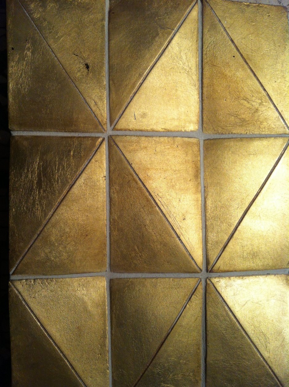 Плитка под золото