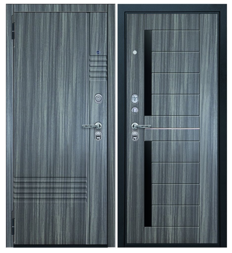 Входная дверь двойная в квартиру белая