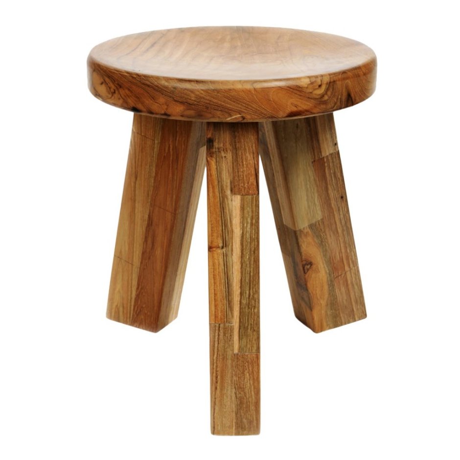 Табурет Сканди круглый для кухни табуретка деревянный