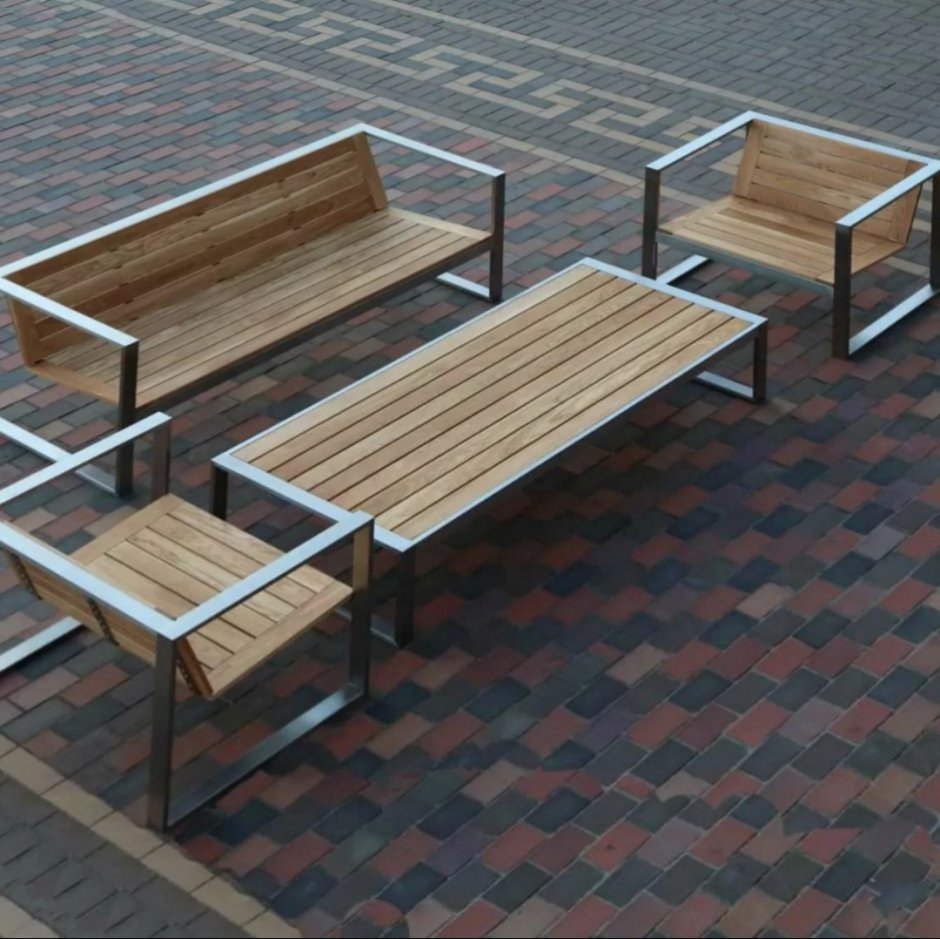 Бетонный стол