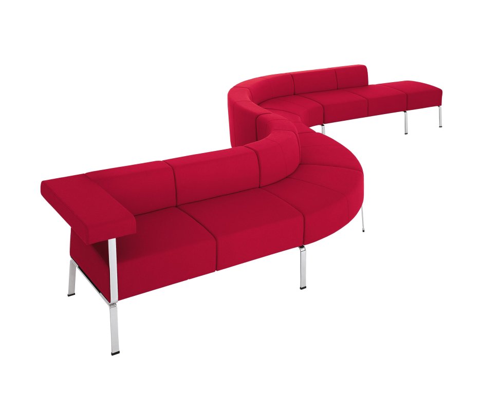 Мягкая мебель для зон ожидания модульная